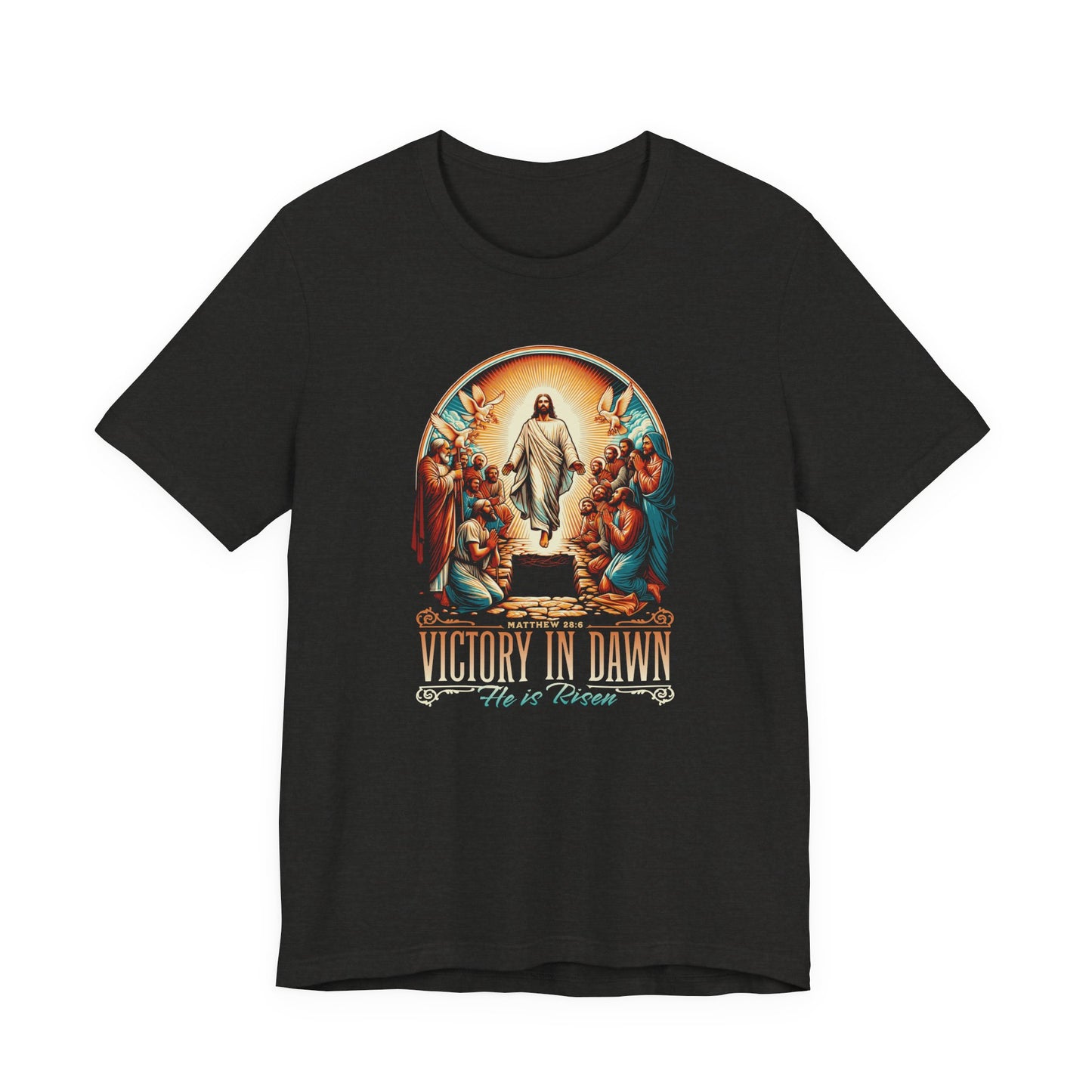 Victory in Dawn Christian T-Shirt — Resurrection Easter Tee