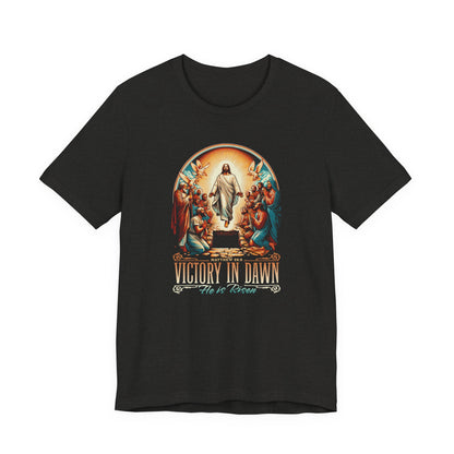 Victory in Dawn Christian T-Shirt — Resurrection Easter Tee