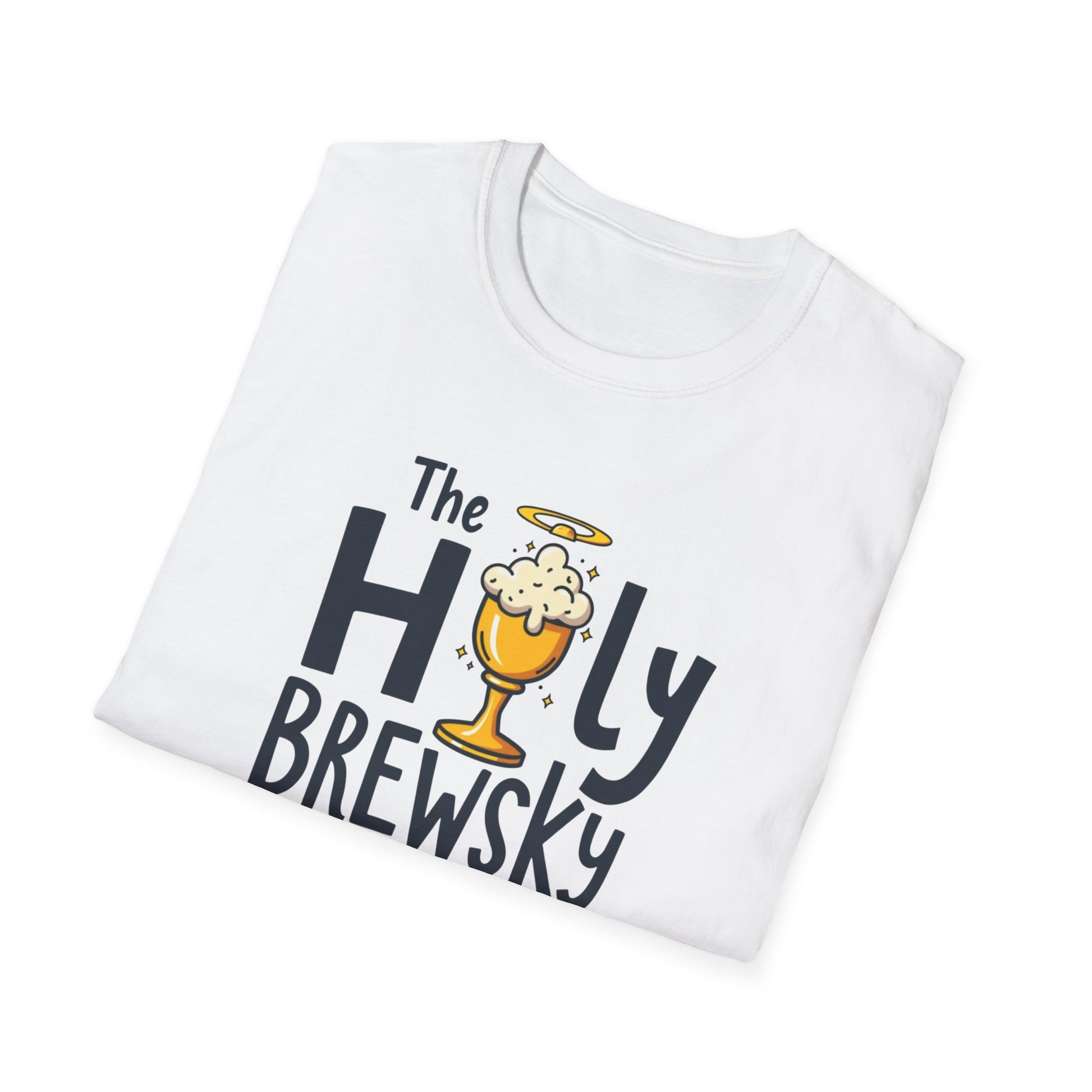 Holy Brewski Unisex T-Shirt, Funny Beer Tee, Gift for Beer Lovers, Party Shirt, Casual Wear, Birthday Gift - Psychonaut Swag