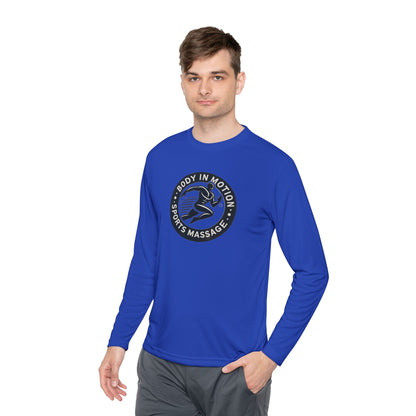 Sports Massage Long Sleeve Tee — "Body in Motion" Athletic Therapy Shirt