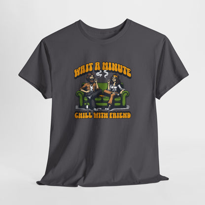 Chill with friends, Unisex Heavy Cotton Tee