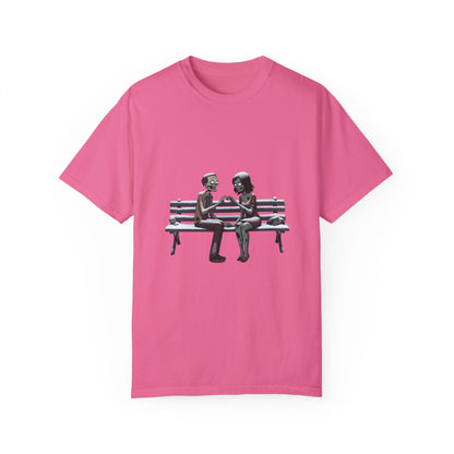 Park bench, Unisex Garment-Dyed T-shirt - Psychonaut Swag