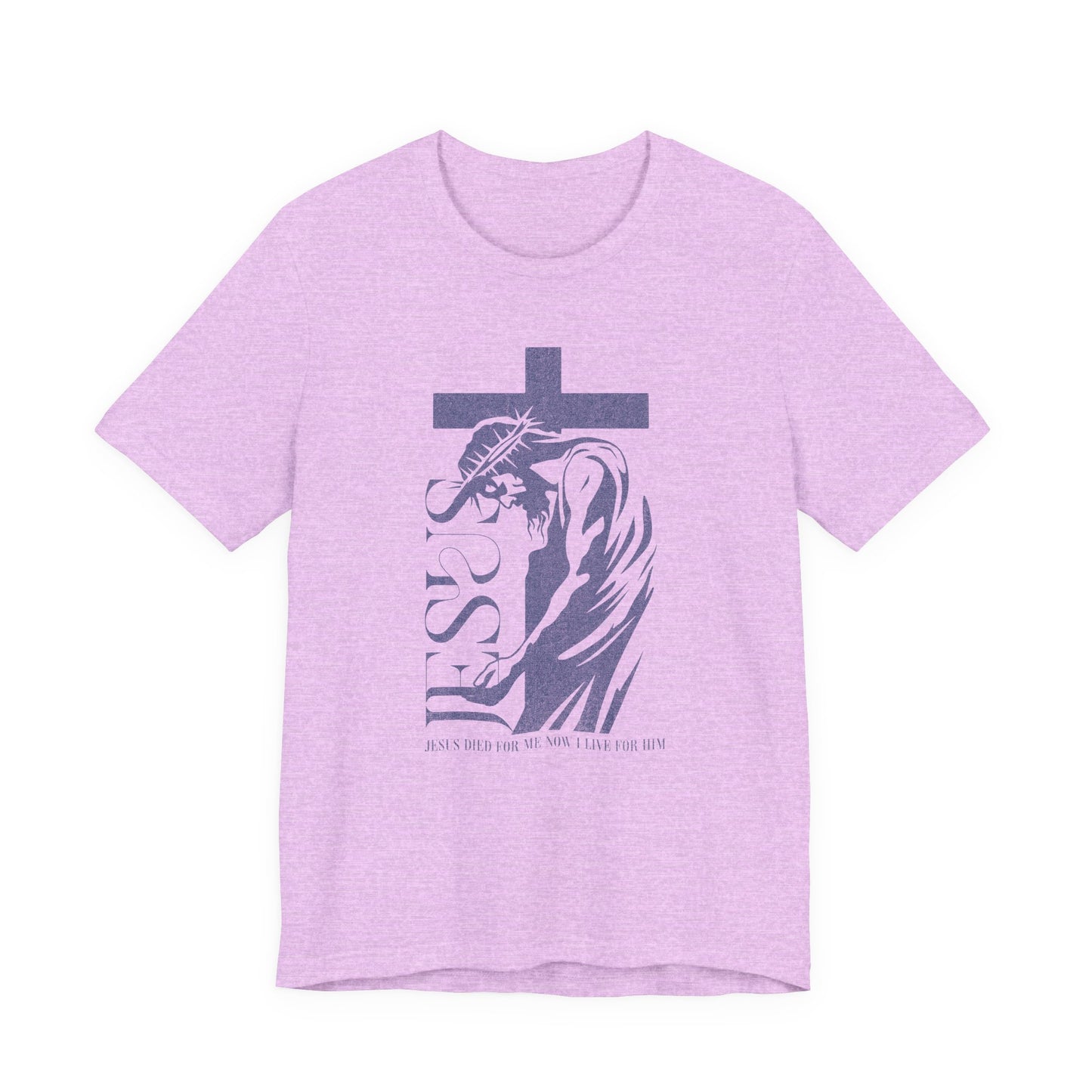 Christian Jesus Tee — Crown of Thorns Cross Graphic T-Shirt