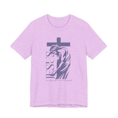 Christian Jesus Tee — Crown of Thorns Cross Graphic T-Shirt