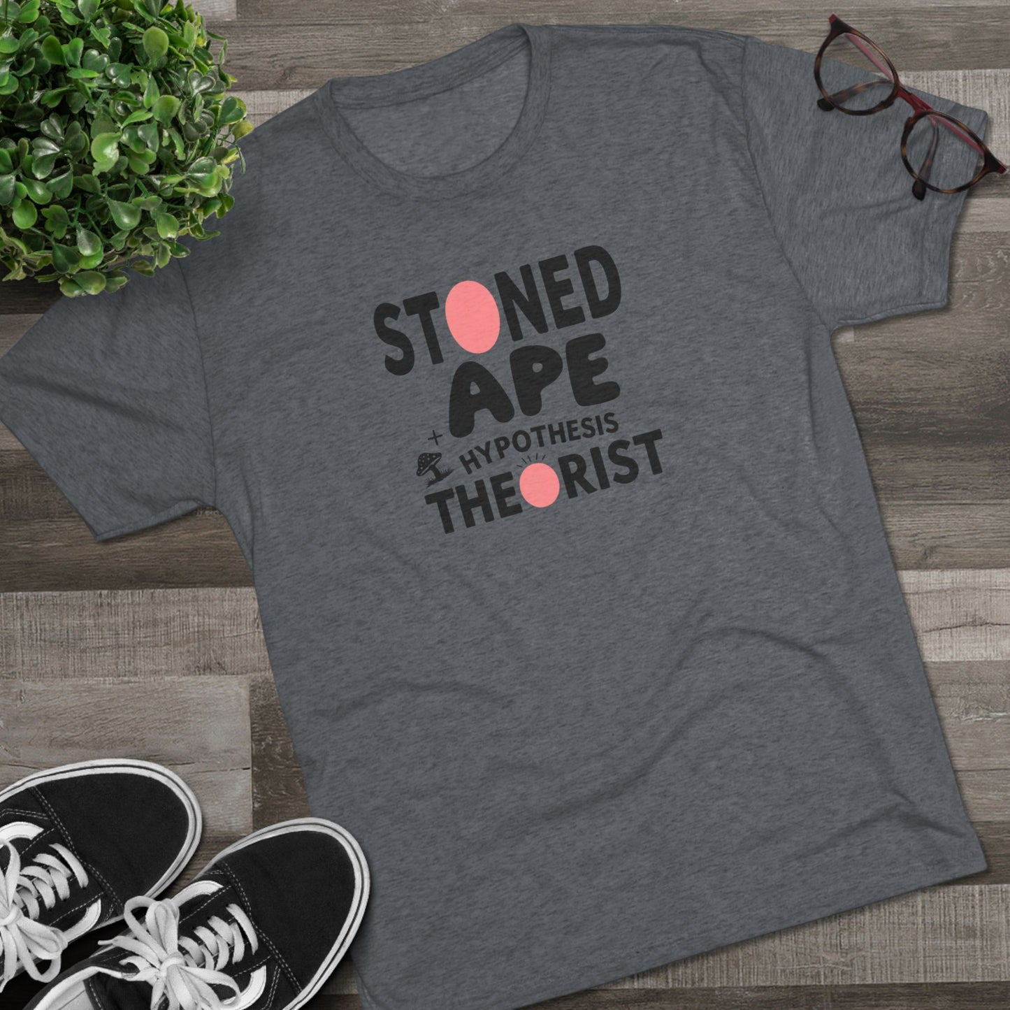 Stoned Ape Hypothesis Tee — Funny Evolution Science T-Shirt