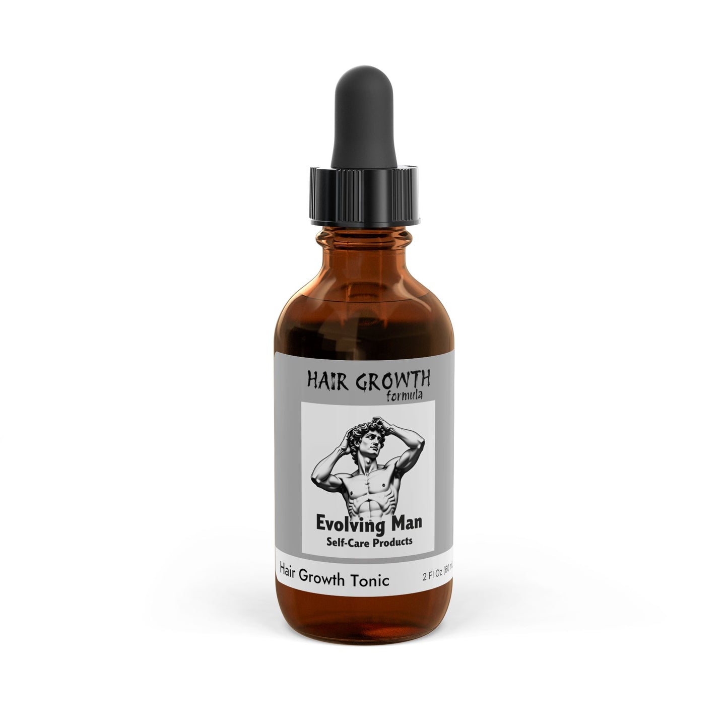 HAIR GROWTH Formula, hair tonic 2oz, Evolving Man Self-Care