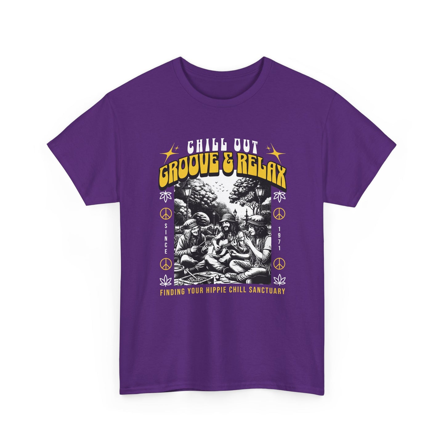 Groove and Relax, Unisex Heavy Cotton Tee