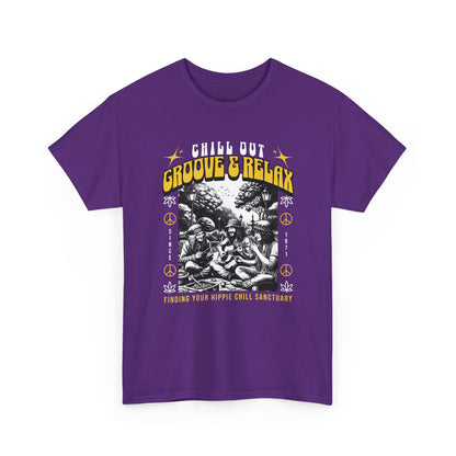 Groove and Relax, Unisex Heavy Cotton Tee