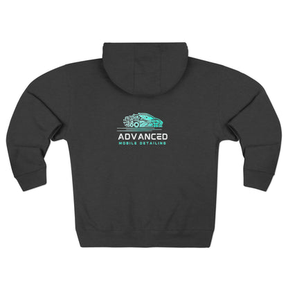 Advanced Mobile zip-up, Exploration Unisex Zip Hoodie, Cozy Zip Up, Casual Wear, Gift for Adventurers, Travel Enthusiasts