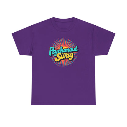 Psychonaut Swag, Atom light Tee, Psychedelic Graphic Tee, Unisex Heavy Cotton Tee, Casual Wear, Music Festival Shirt, Gift for Stoners, Vintage Style T-Shirt - Psychonaut Swag