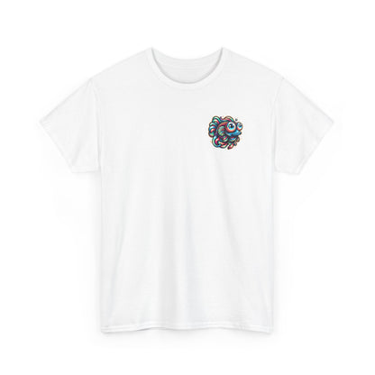 Psychedelic Fish Graphic Unisex Heavy Cotton Tee - Fun & Vibrant Apparel - Psychonaut Swag