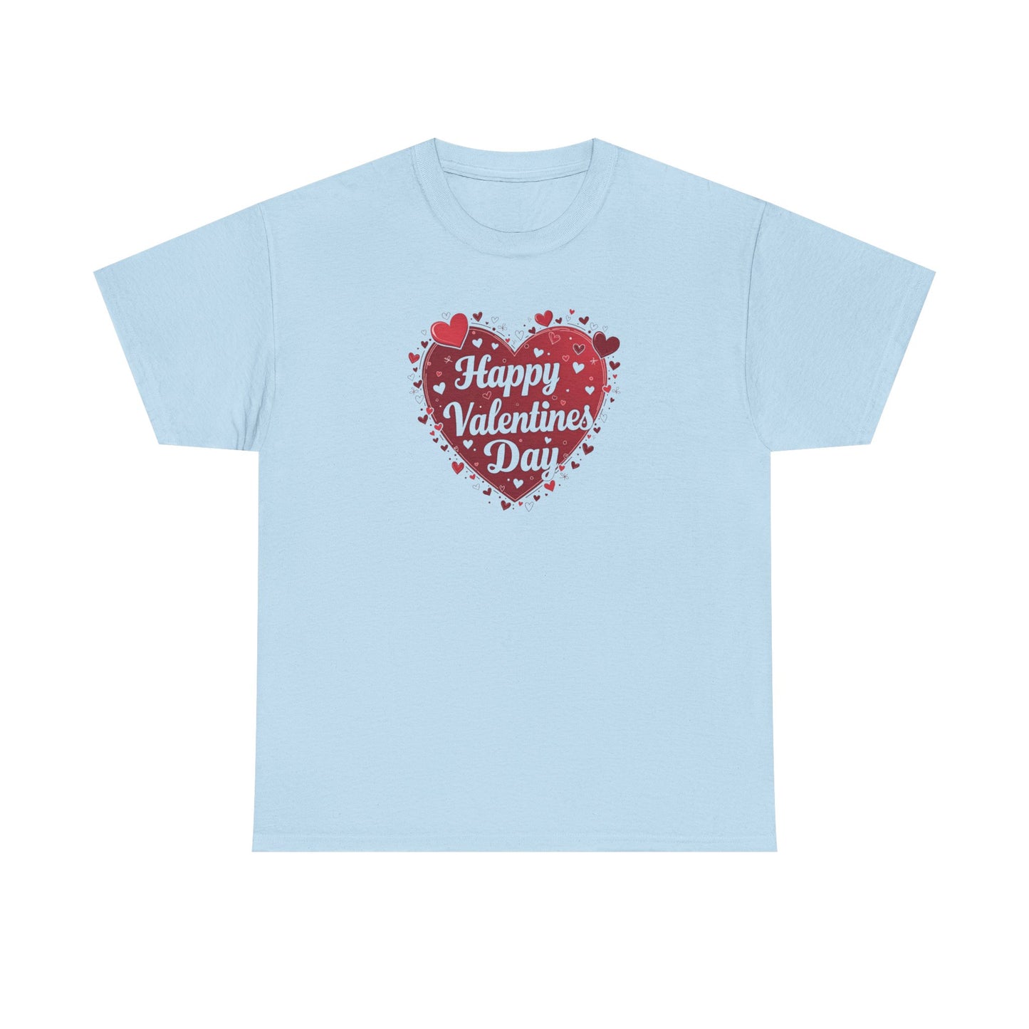 Valentine's Day Heart T-Shirt — "Happy Valentine's Day" Graphic Tee