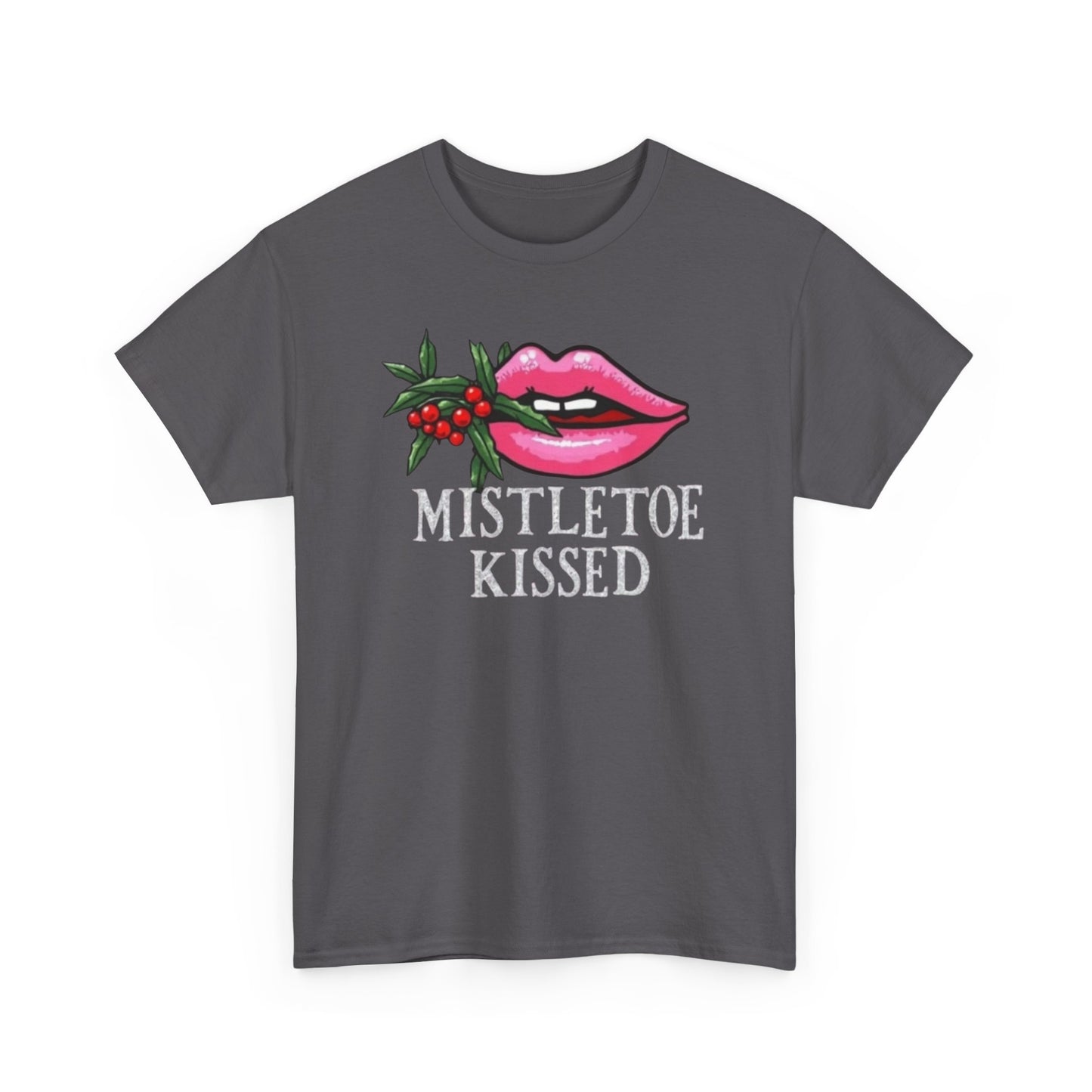 Mistletoe Kissed, Unisex Heavy Cotton Tee