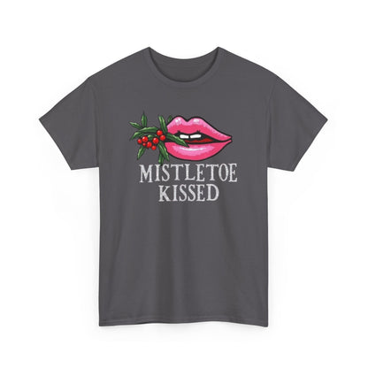 Mistletoe Kissed, Unisex Heavy Cotton Tee