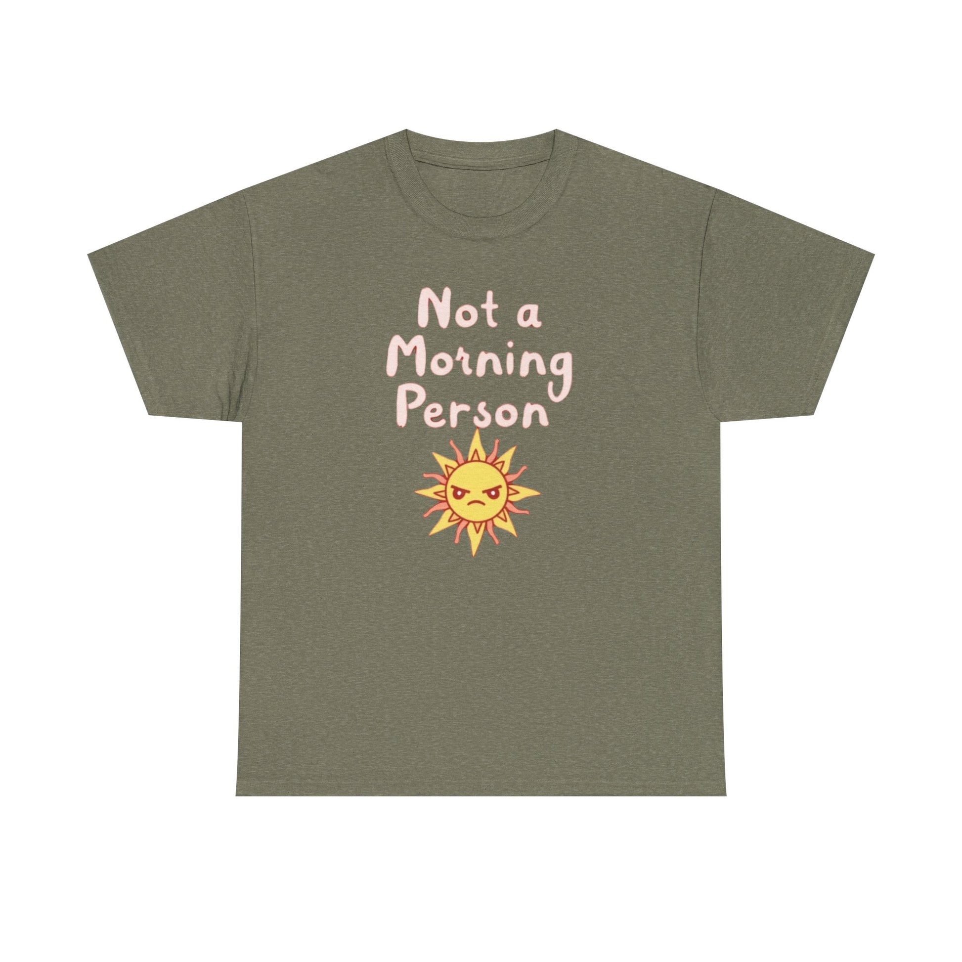 Not a Morning Person, Unisex Cotton T-Shirt, Fun Apparel for Kids and Adults, Perfect Gift for Birthdays and Celebrations - Psychonaut Swag