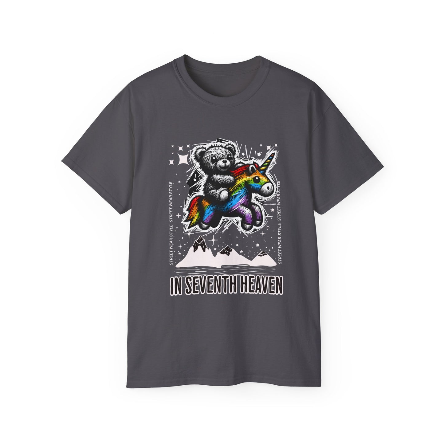 Bear Riding Unicorn, Unisex Ultra Cotton Tee