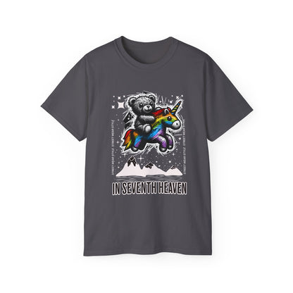Bear Riding Unicorn, Unisex Ultra Cotton Tee