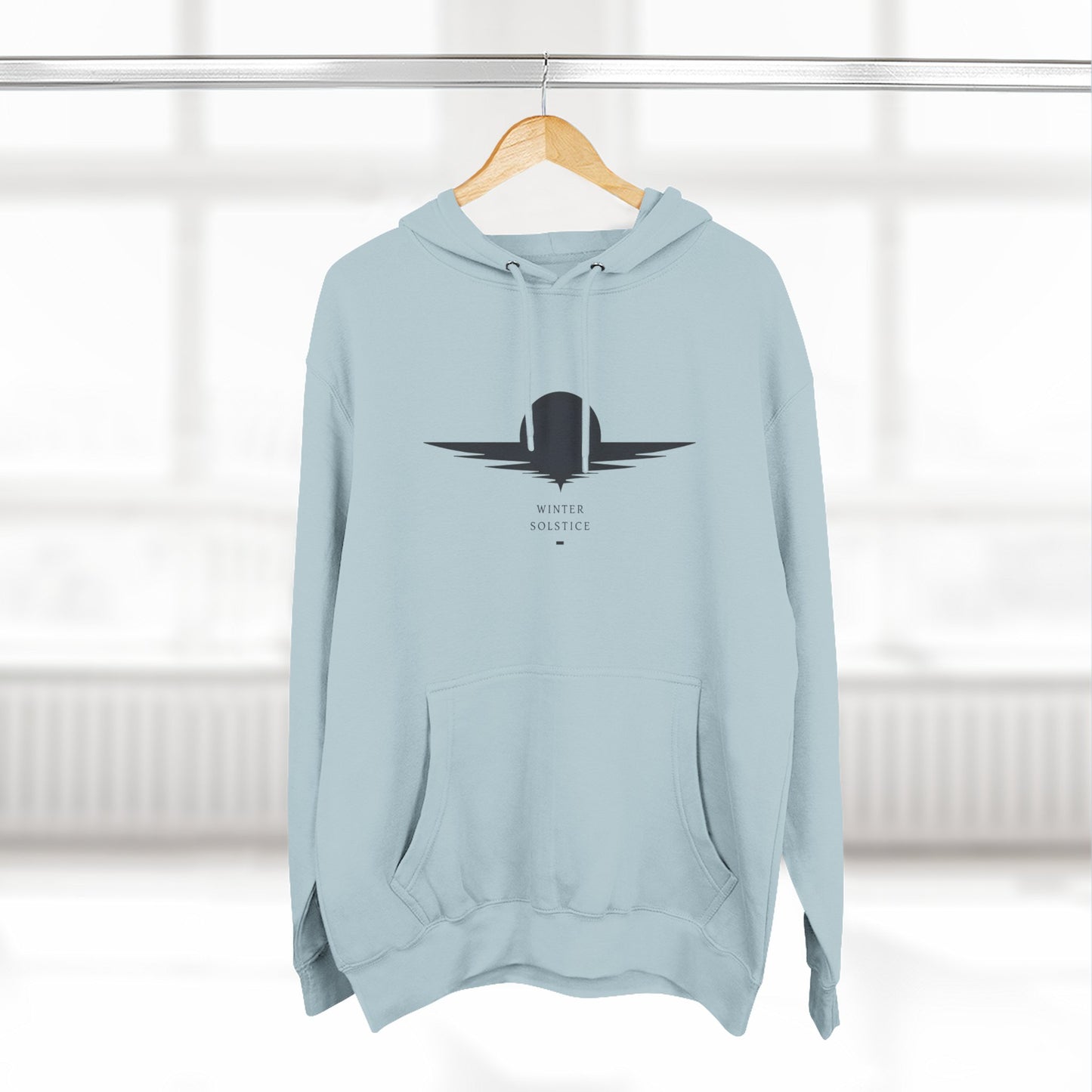 Minimal Sunset Hoodie — Quiet Night Graphic Hoodie