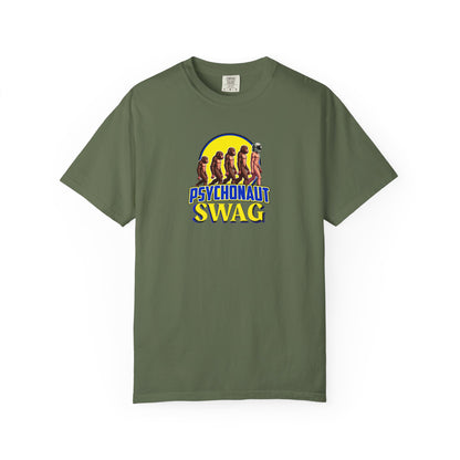 Psychonaut Swag small biz,  Unisex Garment-Dyed T-Shirt | Unique Gift for Festival Lovers, Streetwear, Casual Style, Summer Wardrobe, Psychedelic Art