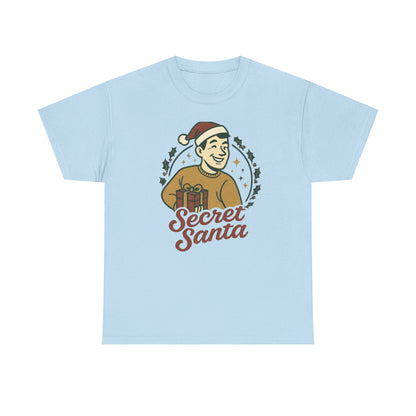 Secret Santa T-Shirt — Retro Holiday Graphic Tee