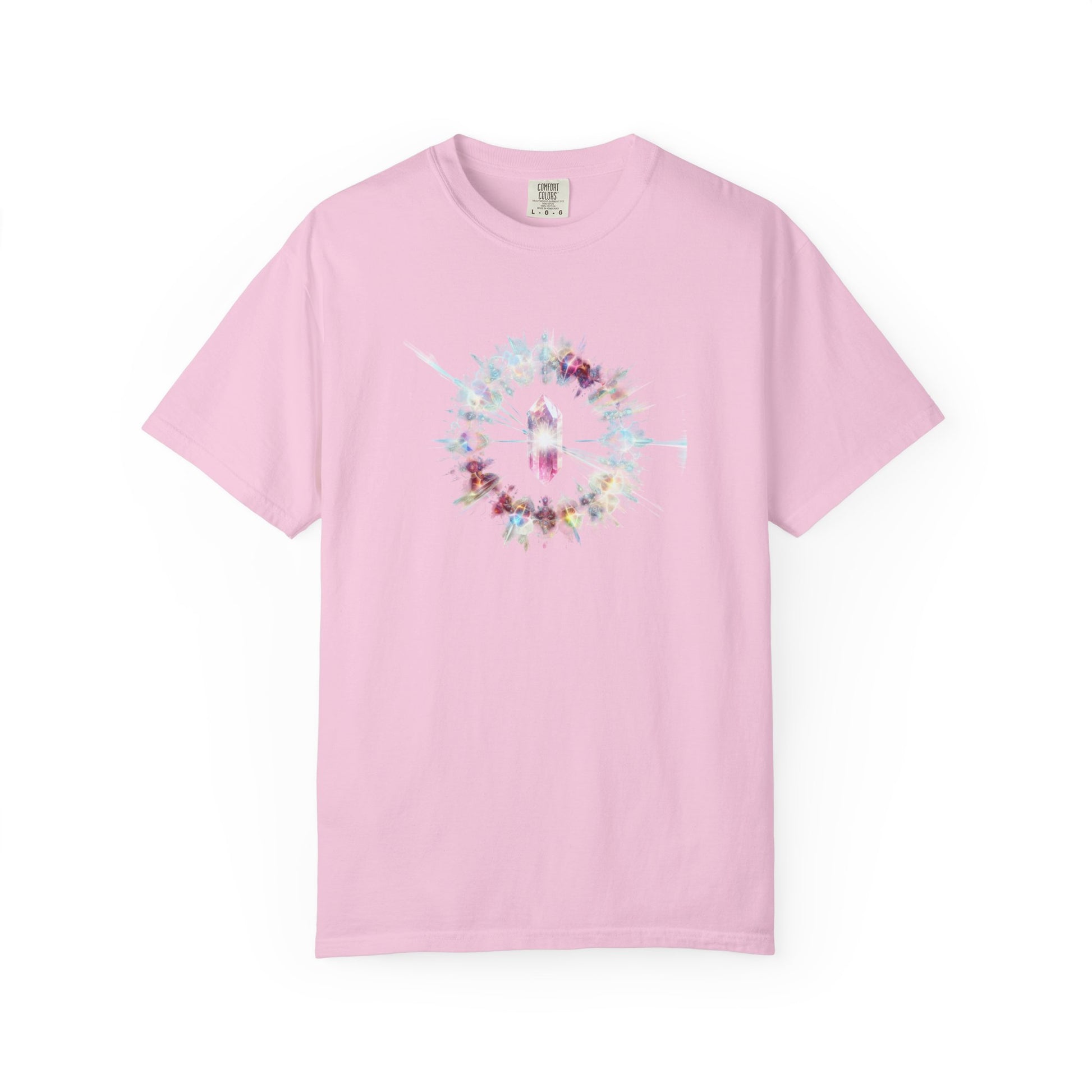 Crystal Energy Unisex T-shirt - Healing Magic Design - Psychonaut Swag