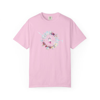 Crystal Energy Unisex T-shirt - Healing Magic Design - Psychonaut Swag