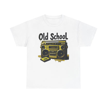 Old School Jam Box, Unisex Heavy Cotton Tee