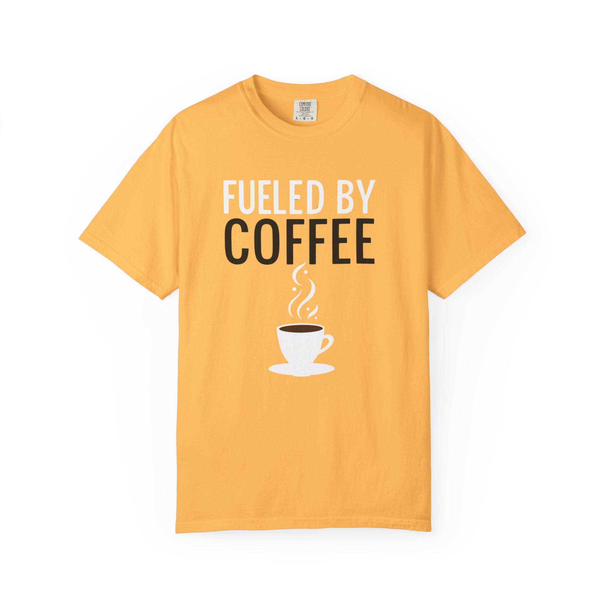 Fueled by Coffee Unisex Garment-Dyed T-Shirt - Psychonaut Swag