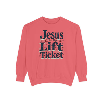 Jesus Is My Lift Ticket Sweatshirt