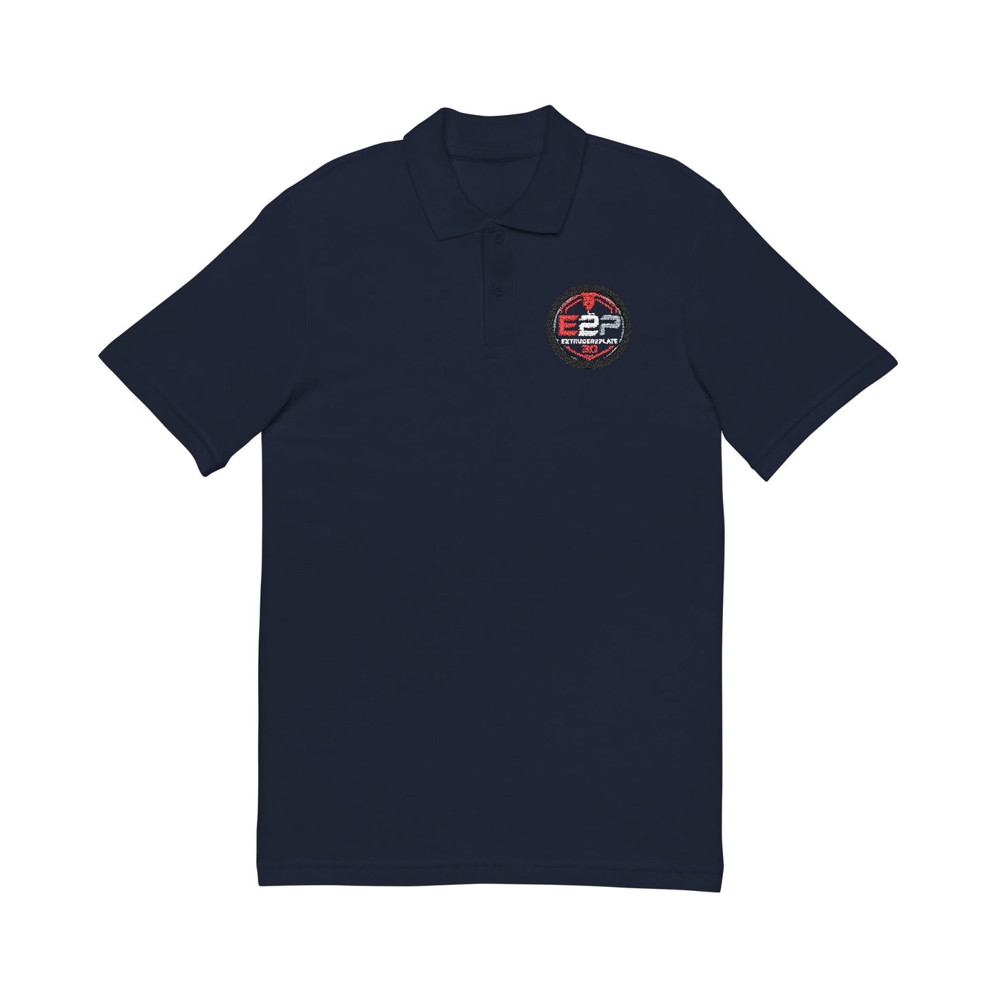 Extruder2plate, Unisex Pique Polo Shirt (Embroidery)