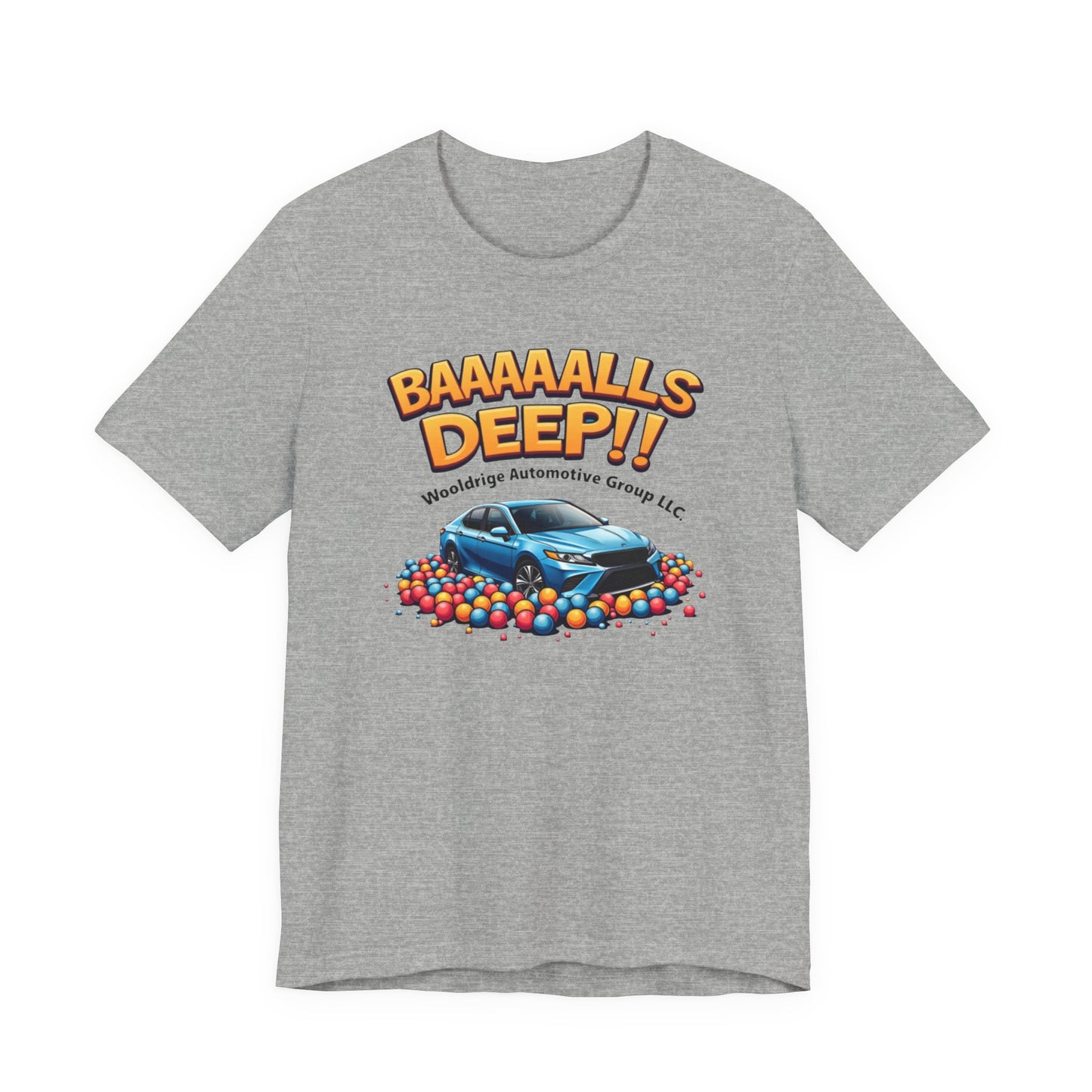 Baaaallls Deep, Unisex Jersey Short Sleeve Tee