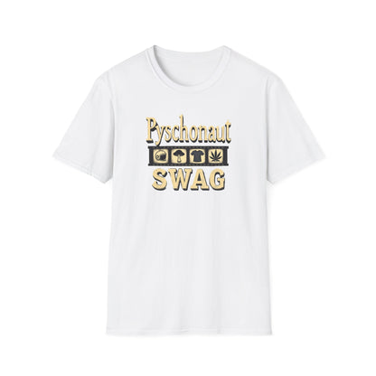 Psychonaut SWAG T-Shirt — Retro Gold Icon Graphic Tee