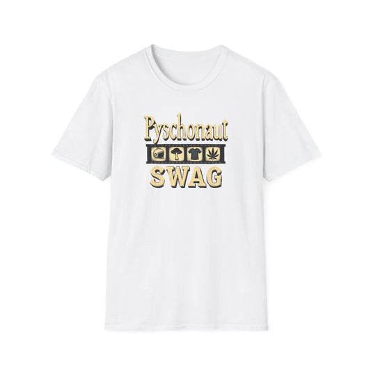 Psychonaut SWAG T-Shirt — Retro Gold Icon Graphic Tee