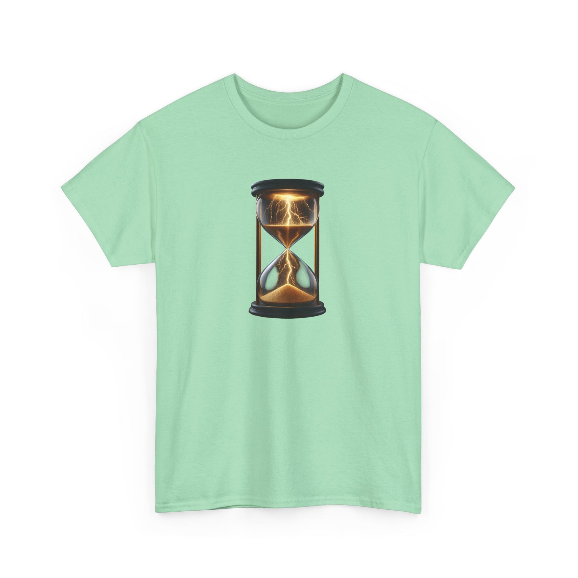 Static Time, Unisex Heavy Cotton Tee - Psychonaut Swag