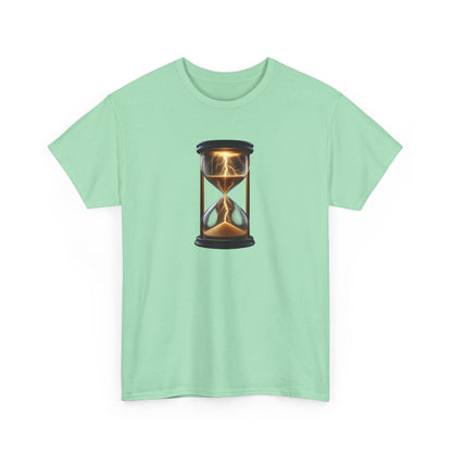 Static Time, Unisex Heavy Cotton Tee - Psychonaut Swag