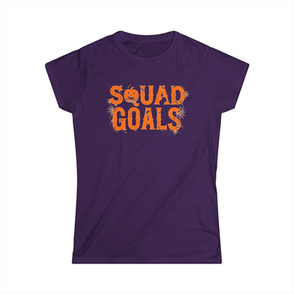 Women's “Squad Goals” Tee — Classic Softstyle Short Sleeve Shirt