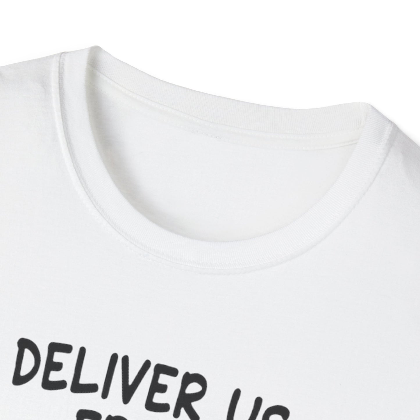 Political T-Shirt — "Deliver Us From Blue-Haired Liberals" Statement Tee