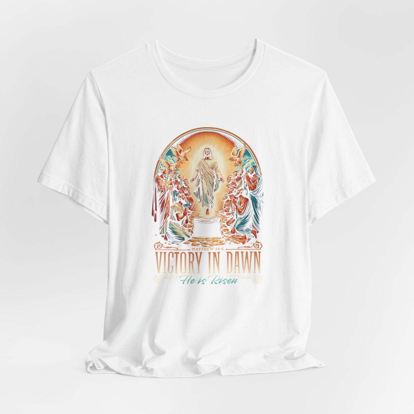 Victory in Dawn Christian T-Shirt — Resurrection Easter Tee