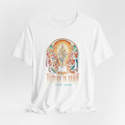 Victory in Dawn Christian T-Shirt — Resurrection Easter Tee