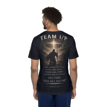 Team I/P "Send Me" Men's Sports Jersey — Isaiah 6:8 Inspirational Christian Athletic Shirt