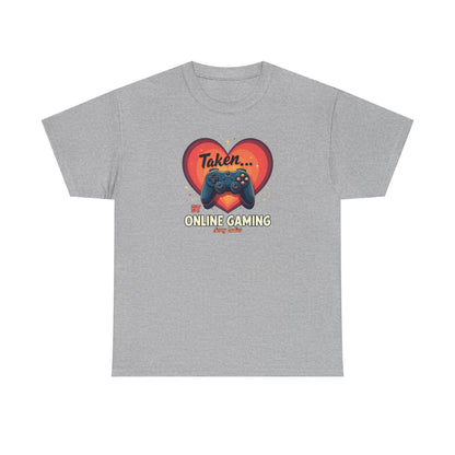 Taken by Online Gaming T-Shirt — Gamer Love Heart Controller Tee