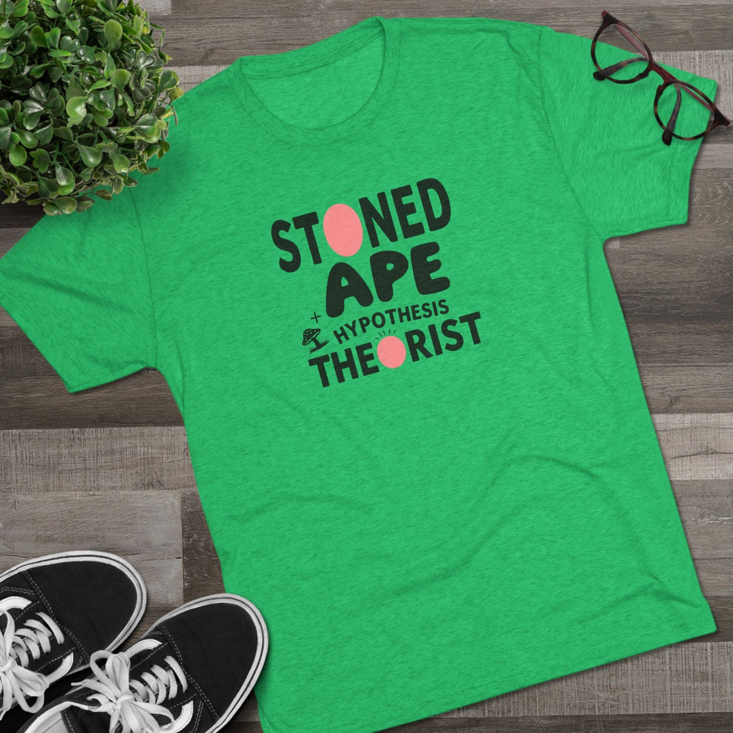 Stoned Ape Hypothesis Tee — Funny Evolution Science T-Shirt