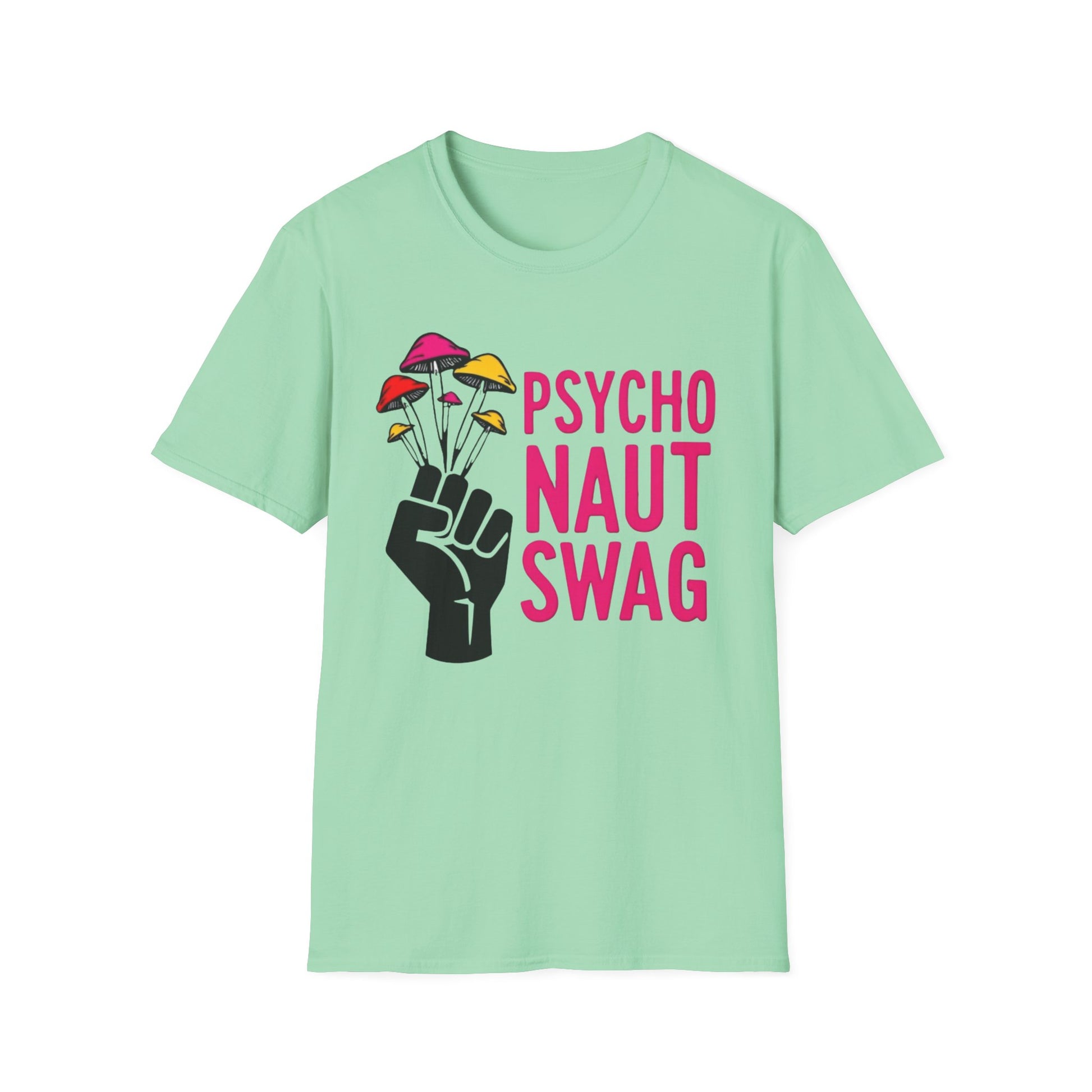 Psychonaut Swag Handful, T-Shirt, Unisex Graphic Tee, Gift for Psychedelic Lovers, Trendy Softstyle Shirt, Creative Fashion Statement, Cool Casual Wear - Psychonaut Swag