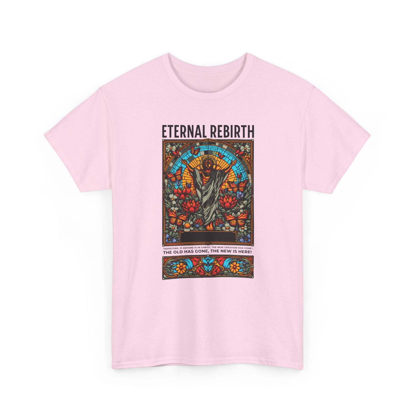 Eternal Rebirth Tee — Floral Mandala Stag Graphic T-Shirt