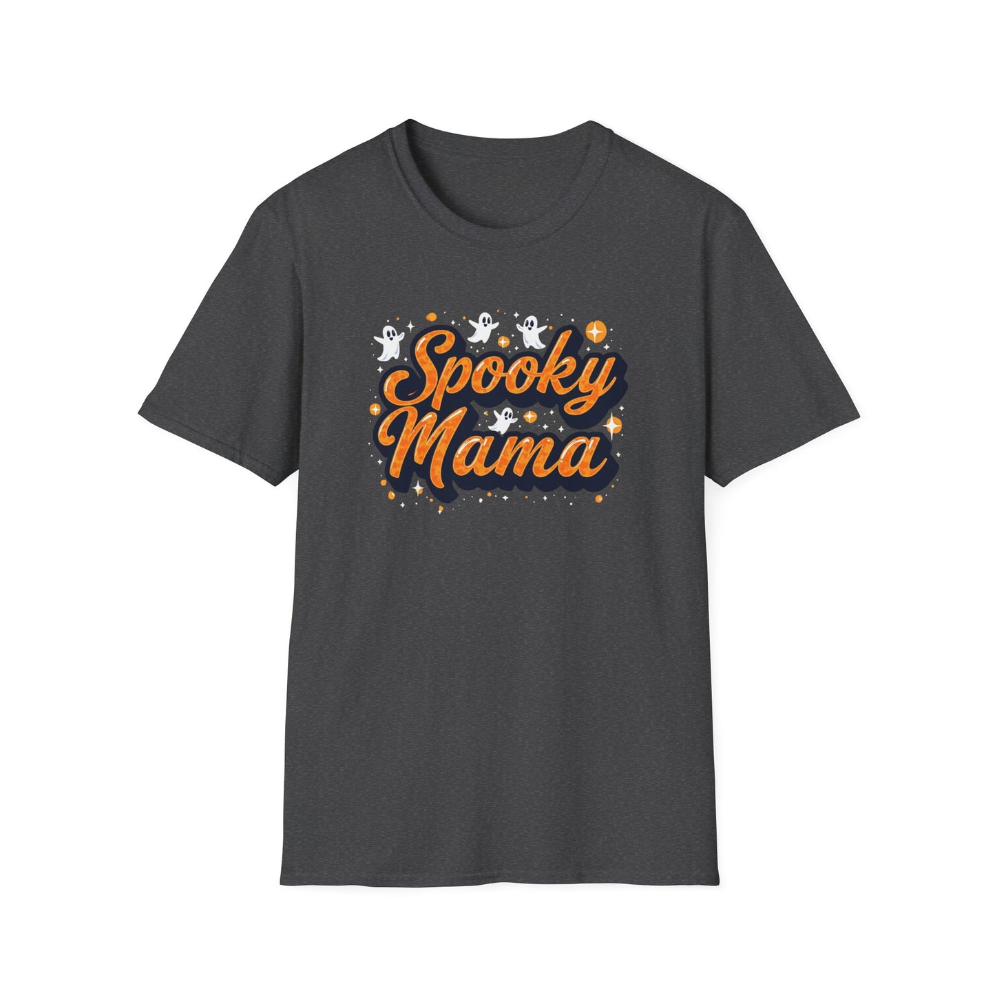 Spooky Mama T-Shirt — Halloween Mom Tee with Cute Ghosts