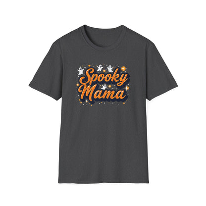 Spooky Mama T-Shirt — Halloween Mom Tee with Cute Ghosts
