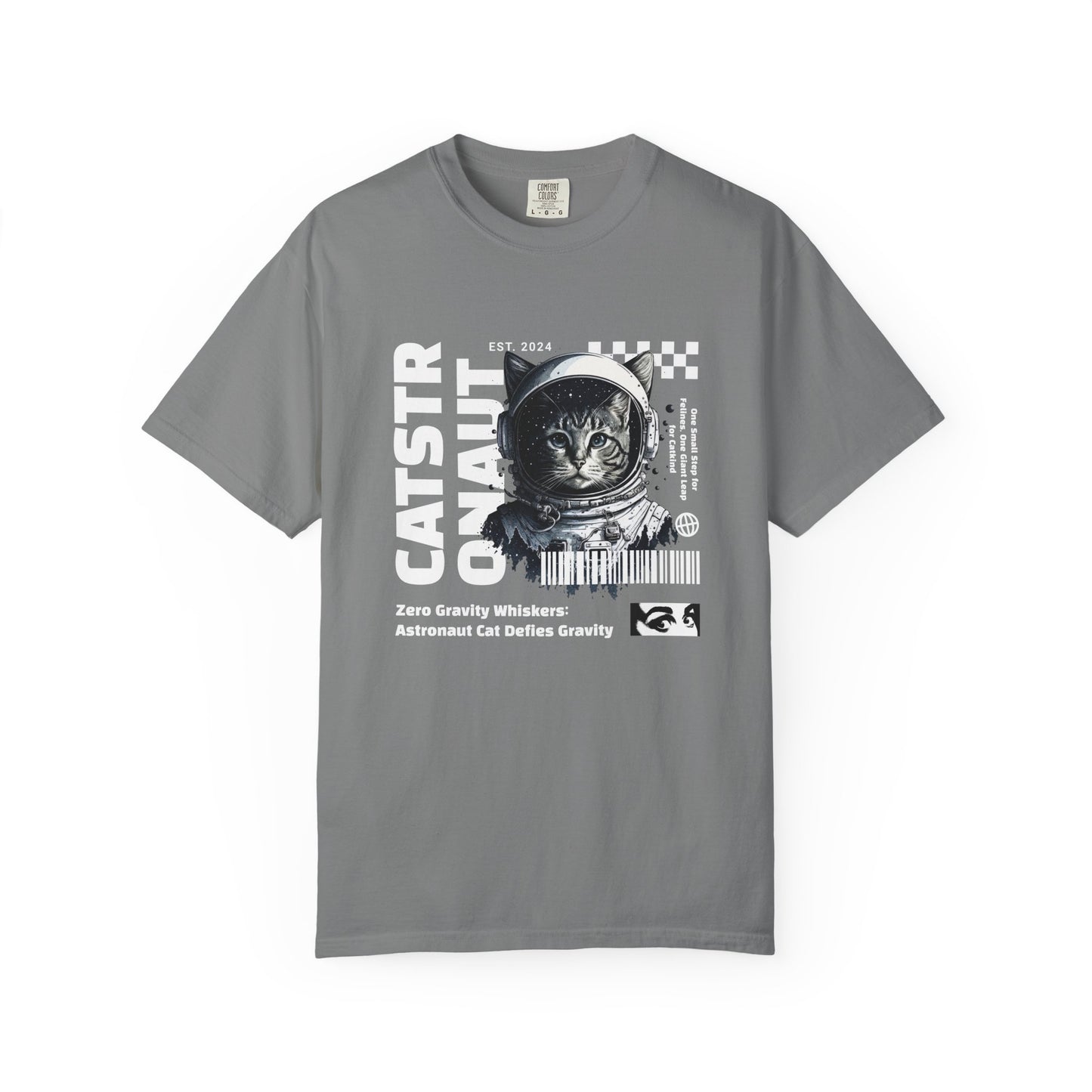 Castronaut, Astronaut Cat, Unisex Garment-Dyed T-shirt