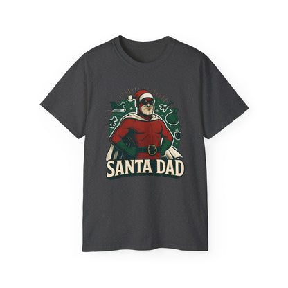 Santa Dad T-Shirt — Retro Vintage Father Christmas Tee for Dads
