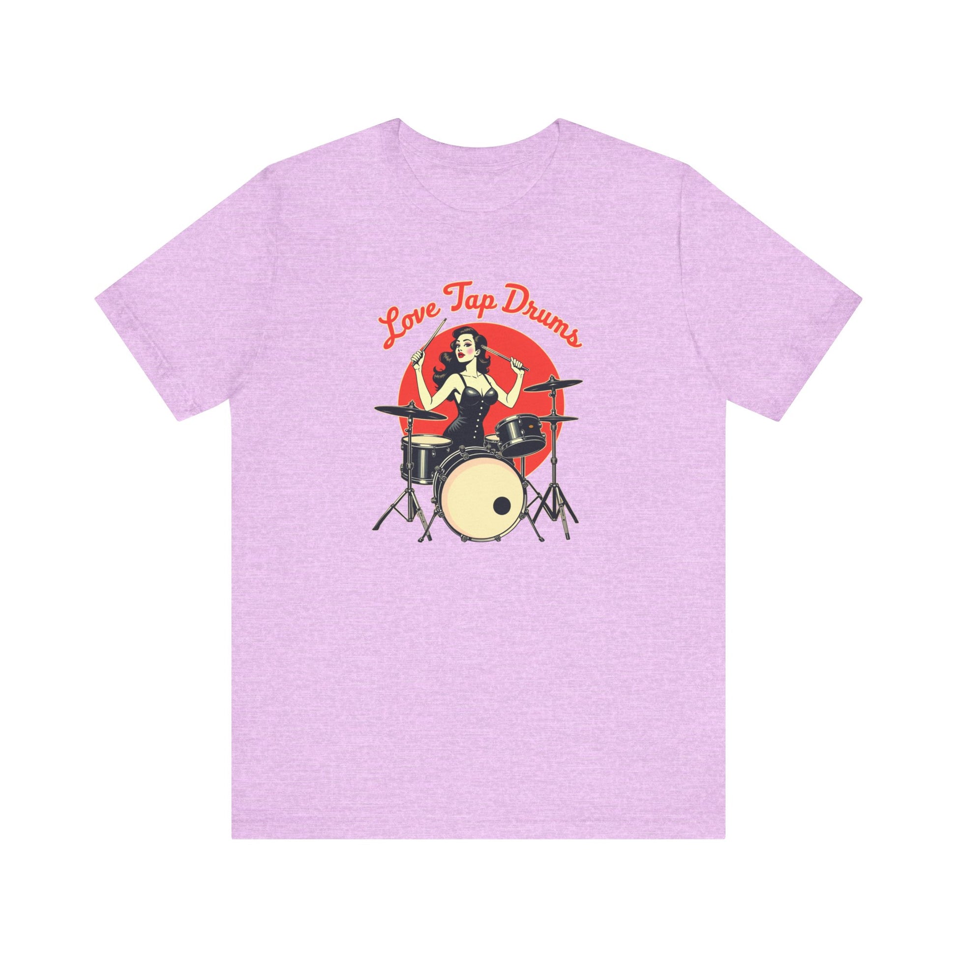 Love Tap Drums, Drummer Tee - Perfect for Music Lovers, Band Merch, Gifts for Musicians, Concerts, Casual Wear, Love Tap Drums - Psychonaut Swag