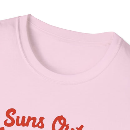 Suns Out, Tongues Out T-Shirt – Unisex Summer Tee, Dog Lovers Gift, Casual Wear, Cute Pet Shirt, Animal Lover Apparel